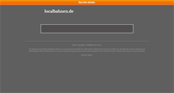 Desktop Screenshot of localbahnen.de